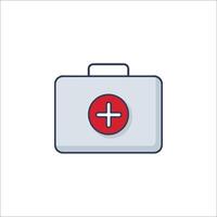 A first aid kit icon on a white background vector