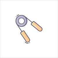 A pair of scissors with a handle on top vector