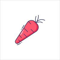Carrot icon illustration vector