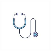A stethoscope icon on a white background vector