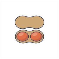 An egg with two eggs inside it vector