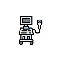 A medical device icon on a white background vector