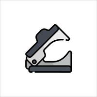 A stapler icon on a white background vector