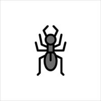 An insect icon on a white background vector