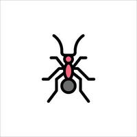 Ant icon illustration vector