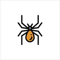 A spider with a smile on its face vector