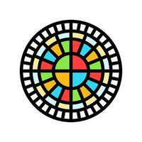 genetic code genetic engineering color icon illustration vector