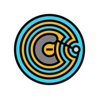 chip nfc technology color icon illustration vector