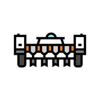 seed planting robot harvests color icon illustration vector