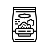 seed agri tech line icon illustration vector