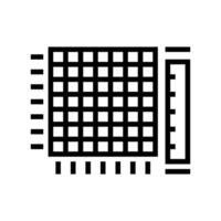 heatmap big data line icon illustration vector