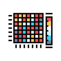 heatmap big data color icon illustration vector