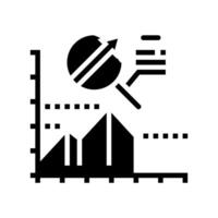 predictive analytics big data glyph icon illustration vector