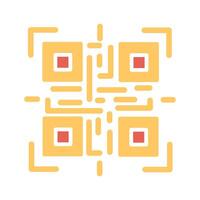 QR Code Reader Icon Design vector