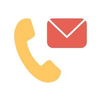 Contact Us Icon Design vector