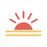 Sunrise Icon Design vector
