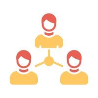 Employee Connection Icon Design vector