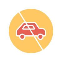 Prohibited Sign Icon Design vector