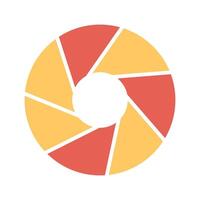 Aperture Artifacts Icon Design vector