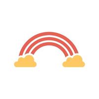Rainbow Icon Design vector
