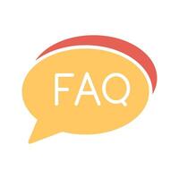FAQ Section Icon Design vector