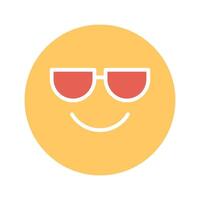 6 - Smiling Face with Sunglasse.eps vector