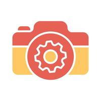Camera Settings Icon Design vector