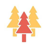 Evergreen Tree Icon Design vector