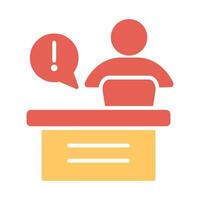Service Desk Icon Design vector
