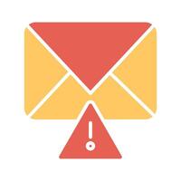 Message Alert Icon Design vector