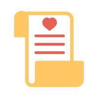 Wishlist Icon Design vector
