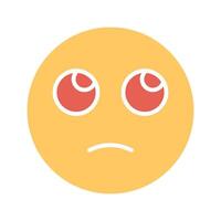 Face with Rolling Eyes Icon Design vector