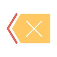 Delete Icon Design vector