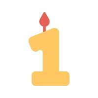 Age Number Icon Design vector