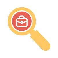 Job Hunting Icon Design vector