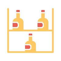 Wine Rack Icon Design vector