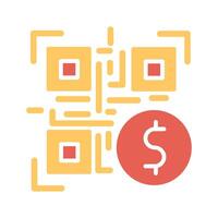 QR Code Payment Icon Design vector