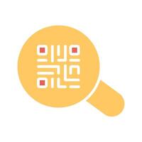 QR Code App Icon Design vector