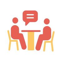 News Interview Icon Design vector