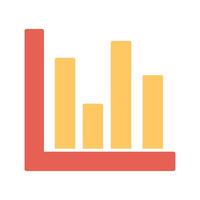 Bar Chart Icon Design vector