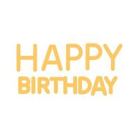 Happy Birthday Sign Icon Design vector
