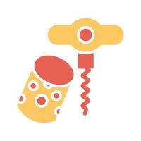 Wine Cork Icon Design vector