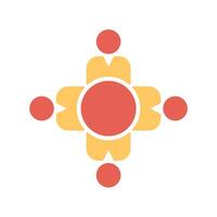 Work Culture Icon Design vector