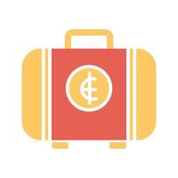 Suitcase Icon Design vector