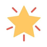 Glowing Star Icon Design vector