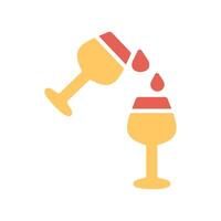 Wine Sip Icon Design vector