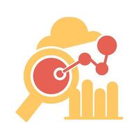 Workforce Analytics Icon Design vector