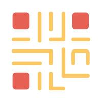 QR Code Icon Design vector