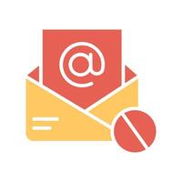 Junk Mail Icon Design vector