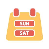 Weekend Getaway Icon Design vector